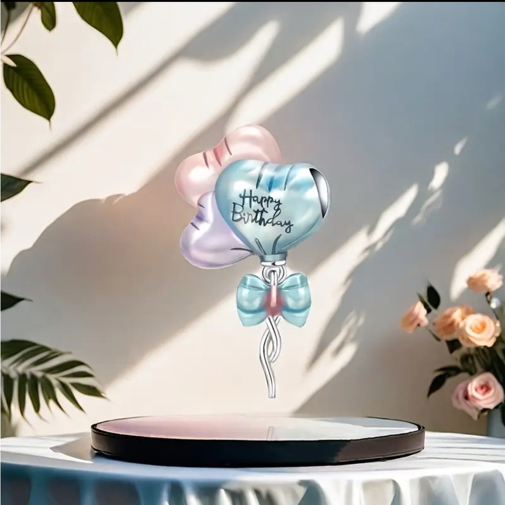 charm / “happy birthday”